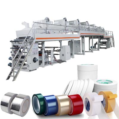 China Single Side Wrapping Waxy Paper Tape Making Machine Coating Machine For BOPP Tape for sale