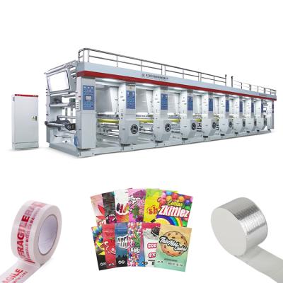 China Factory Brand Custom Large Format 10 Color Rotogravure Printing Machine for sale