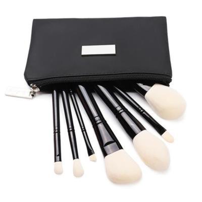 China Angular Blush Natural Hair 7pcs Mini Makeup Brushes for sale