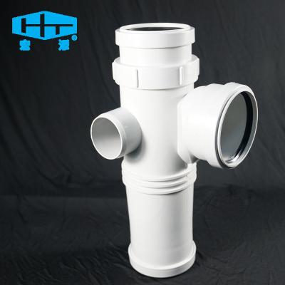 China Drainage Rainwater Down Pipe HTPP Sewage Insulation Soundproof Pipe 110mm Tee for sale