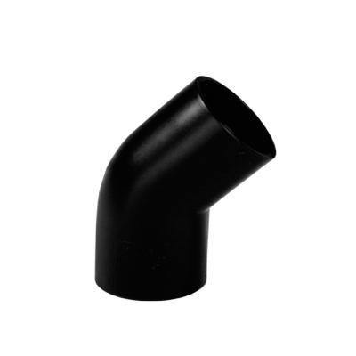 China 50-315mm HDPE Siphon Roof Drainage Pipe 45 Degree Bend Elbow Reduction for sale