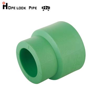 China Soundproof 1/2 To 4 Inch Standard ASTM SCH40 PPR PPR Plastic Pipe Fittings Reducing Tee With Three Way for sale