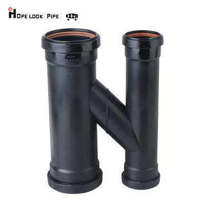 China ISO 4227 DIN 8074 Standard HDPE Soundproof Pipe Fitting For Water Sewage for sale