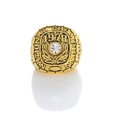 China Ncaa-1978 NCAA Alabama Red Tide Championship Alloy Anniversary Gift CLASSIC 1978 Ring for sale