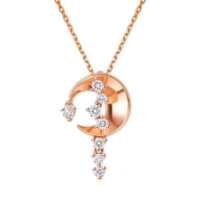 China Other Moon Star Necklace Element Design Moon Star Jewelry Good Diamond Series Fashion Pendant Jewelry Star Group for sale