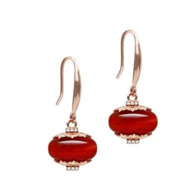 China CLASSIC exquisite antique red zircon lanterns chalcedony method workmanship elegance fashion parties tourism couples daily gifts for sale