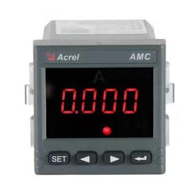 China Volttage Acrel DC Programmable Current Gauge or Ammeter AMC72-DI Led Display Smart Digital Panel Meter for sale