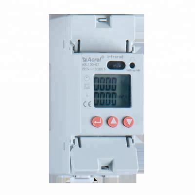 China ADL100-ET Single Phase Din Rail Power Volt Power Supply Monitoring Meter With 10(60) 240V ADL100-ET Input for sale