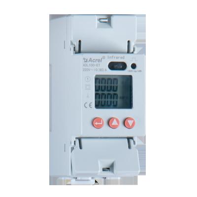 China Smart Home Pole Multifunction KWH Energy Meter Electricity Meter Single Phase 10(60) A 220V 50hz ADL100-ET Tariff Load Control for sale