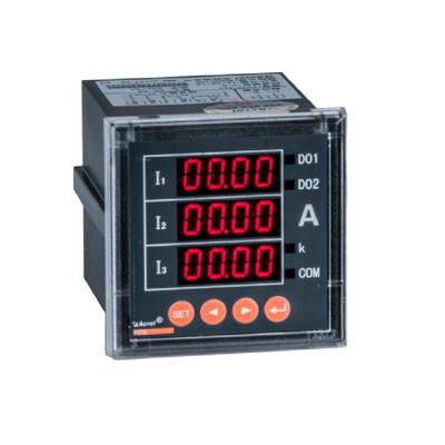 China 3 Three Phase Panel Digital Current Ampere Monitor Meters With Imbalance High Low Alarm AMC72-AI3/J for sale