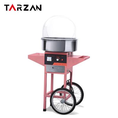 China Commercial Supplying Electric Musical Cotton Candy Floss Machine With Trolley / Trolley for sale