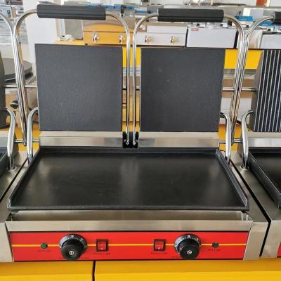 China Sandwich Press Grill China Factory Easily Cleaned Commercial Electric Panini Grill/BBQ Grill Kebab Machine for sale