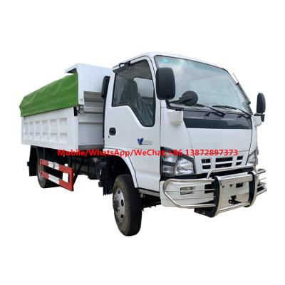 China Brand New Hotels Japanese 4*4 Dump Garbage Truck Self Loading And Dump Garbage Truck For Sale for sale