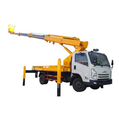 China 20meters telescopic boom aerial work truck/JMC boom forklift for sale < 4L for sale