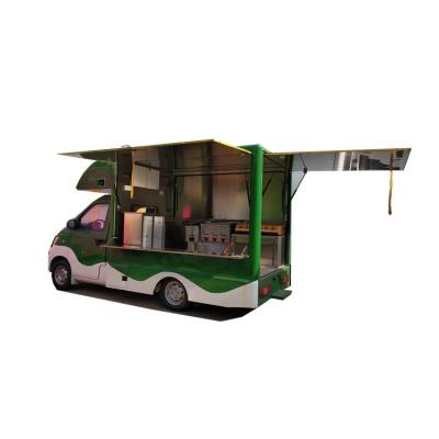 China Foton mobile mini fast food truck for sale 4 wheels car mobile snack vending truck for sale 4730*1780*2630 for sale