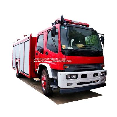 China New 4x2 Japan 5000 liter water tank fire truck for sale 8105*2480*3365mm for sale