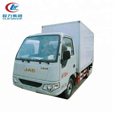 China JAC mini van truck/china van/mini box truck 4760x1640x2500(mm) for sale