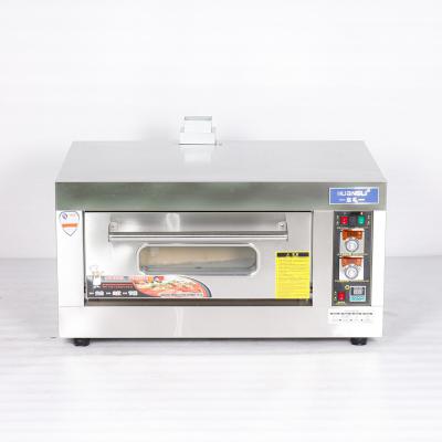 China Hot Sale Commercial Catering Home And Commercial Baking Heating Food One Layer And One Tray Gas Oven for sale