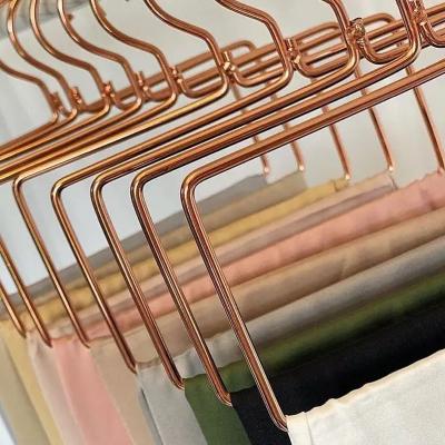 China Muslim Hijab Scarf Hangers Luruxy Scarf Hanger Rose Gold Rectangle Round Metal Scarf Storage Hanger Wholesale Hijab Accessories for sale