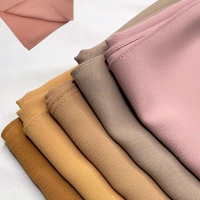 China Feeling New Soft Touch Hijab Design 2023 Diamond Chiffon Premium Thick Chiffon Scarf Heavy Chiffon Shawl Tudung Women Hijab Women for sale