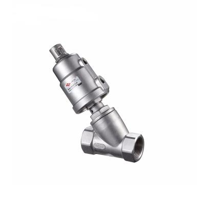 China General Pneumatic Mechanical Stainless Steel Seat Valves Pneumatic Actuator Right Angle Valve for sale