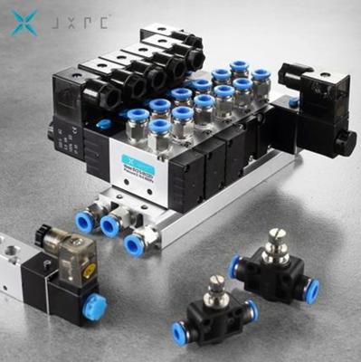 China General 2 Way 5 Way 5 Way 24v 220v Solenoid Valve 4v210-08 AC DC Pneumatic Valve for sale