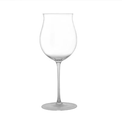 China Pure hand blown wine glass custom lead-free crystal glass can be customized wine glass assembly for sale