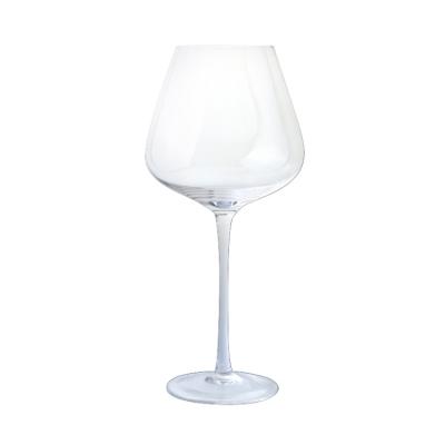 China Pure hand blown wine glass custom lead-free crystal glass can be customized wine glass assembly for sale