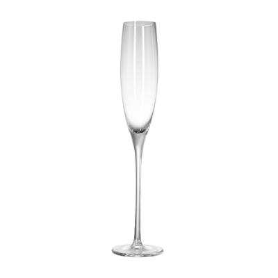 China Highly transparent hand-blown champagne glass lead-free crystal glass can be customized for sale