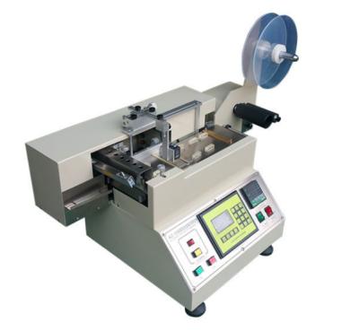 China Hot And Cold Automatic High Speed ​​Tape Label Hotels Small Computerized Woven Cutting Machine for sale