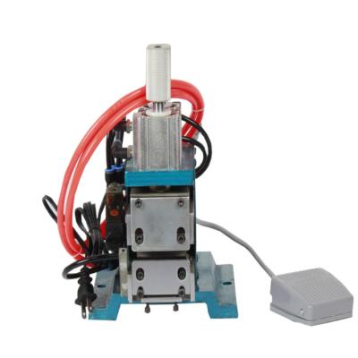 China Vertical Stripping Type Semi-automatic Copper Cable Stripper Pneumatic Wire Cut Stripping Twisting Machine for sale