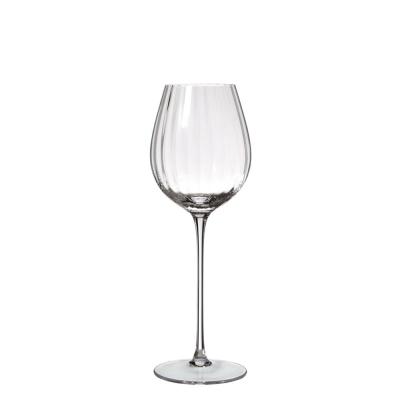 China Handcrafted custom crystal stemmed clear Samyo goblet champagne red white wine glass for sale