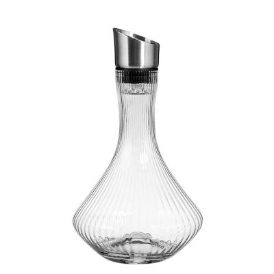 China Wholesale Clear Red Lead Free Crystal Wine Decanter Hand Blown Samyo Wine Decanter 100% for sale