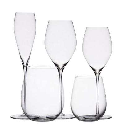 China New Classic/Postmodern Samyo Clear Cup Drinking Glass Water Tumbler Glass Stemless Wine Glass for sale