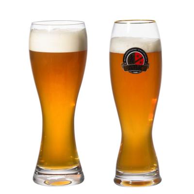 China Samyo Pilsner Craft Classic Beer Glass Clear Nucleated Beer Mug Glassware For Men for sale