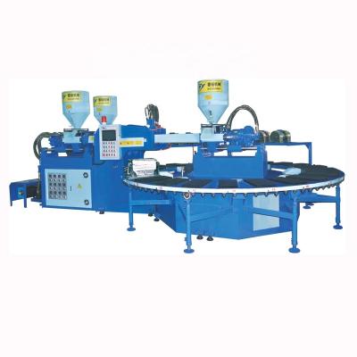 China Shoe Industry Three - Color Air Blowing Injection Molding Machine for sale