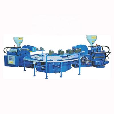 China Shoe Industry Used Recondition Two Color PVC Airblowing Machine , PVC Shoe Sole Making Machine for sale