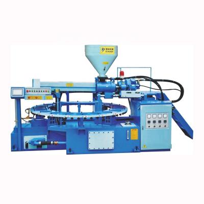 China Manufacturing Plant Used Paint Refurbishment Rotary Sole Injection Molding Machine With New Electronic Components for sale