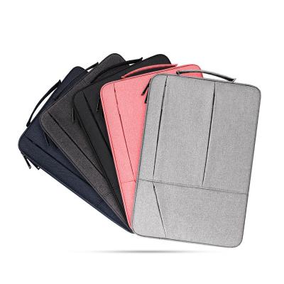 China Polyester Fiber Product Lightweight Laptop Bubble Airbag Men's Office Laptop Bag Protective Thin Bag for sale