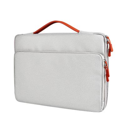 China Hot Selling Superior Multifunctional Custom Printing Logo Computer Sleeve Case New Grade Jacquard Waterproof Fabric Laptop Shoulder Bag for sale