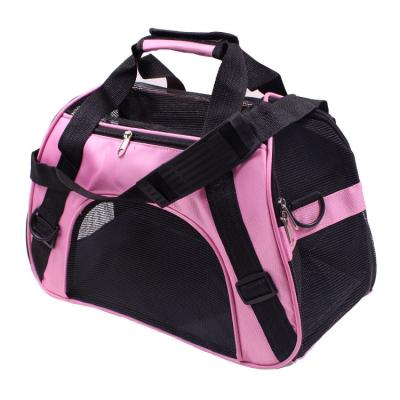 China Wholesale Viable Breathable Outdoor Portable Pet Carrier Bag Large Capacity Travel Dog Suitcase For Small Medium Dogs Cats for sale