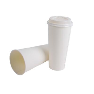 China 8oz/12oz/16oz Disposable Coffee Paper Coffee Cup Disposable Logo Coffee Wholesale Printed Paper Cups With Printed Lids Custom Made for sale