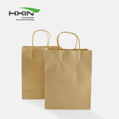 China Recyclable Printed Paper Bag Logo Printing Packaging Paper Bag Recycled Recyclable Kraft Paper Bag For Shopping for sale