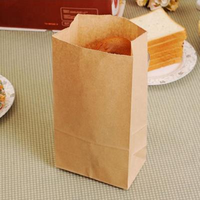 China Recyclable Custom Size Kraft Paper Food Carrier Bag For Restaurant With Free Logo Printing for sale