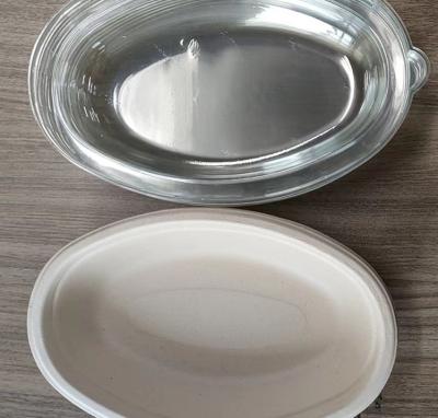 China Non Spill Disposable Hot Lid Drinking Bowl Lid PET Plastic Sugar Cane Lid for sale