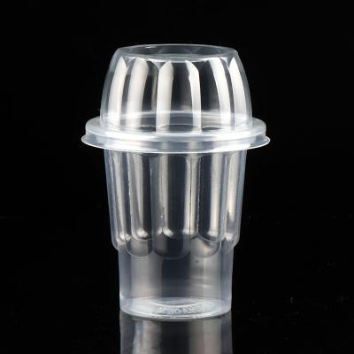 China Eco-friendly Clear Disposable Ice Cream Cup With Lid Sundae Cup Factory Supplier Wholesale for sale