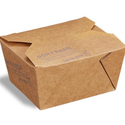 China Recyclable Take Away Biodegradable Food Containers Food Packing Lunch Box Food Bowl for sale