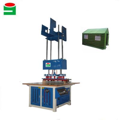 China canvas welding machine hung style pvc coated fabric welding machine for sale