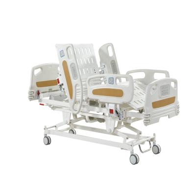 China ICU Room 3 Function Electric Hospital ICU Bed Electric Nursing Bed Two Functional Bed Medical Electric Greatmicro Wooden Case Available for sale