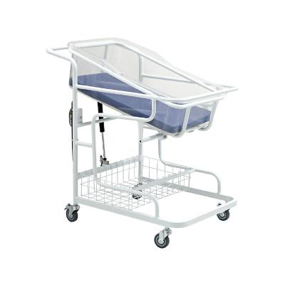 China Hospital Baby Crib Steel Crib Bed for Kids Baby Crib Medical Baby Trolley for sale